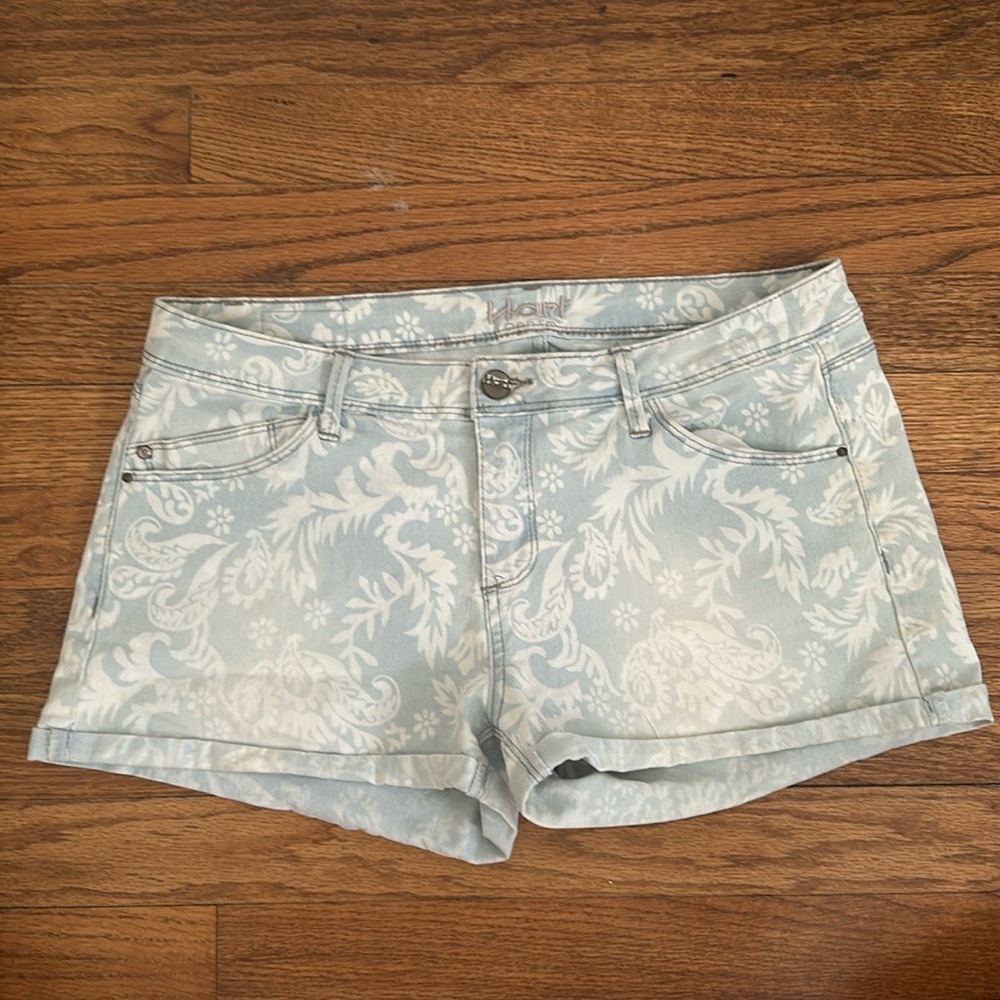 Paisley pattern Hart Denim Jean shorts